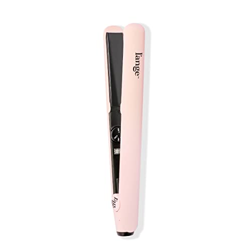 L’ANGE HAIR Le Ceramique 1-Pass Flat Iron Hair Straightener | Fast Heating Ceramic Flat Iron | Best Hot Tools Hair Straightening Iron to Lock in Moisture & Shine | Professional Hair Iron (Blush)