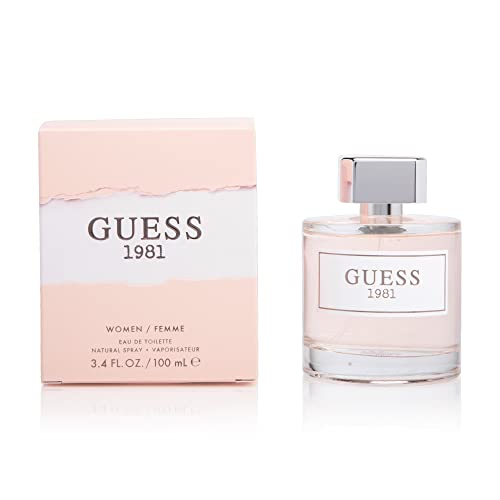 Guess 1981 Eau De Toilette Perfume Spray for Women, 3.4 Fl. Oz.