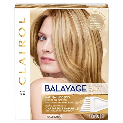 Clairol Nice’n Easy Balayage Permanent Hair Dye, Blondes Hair Color, Pack of 1