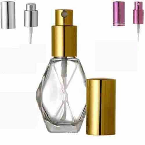 Diamond Spray Bottle. Fine Mist Perfume Cologne Atomizer for Essential Oil Aromatherapy Perfume Cologne Refillable (1 oz. 288 Bottles, Gold)