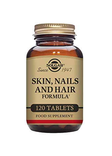 Solgar Skin, Nails & Hair, Advanced MSM Formula, 120 Tablets – Supports Collagen for Hair, Nail and Skin Health – Provides Zinc, Vitamin C & Copper – Non GMO, Vegan, Gluten & Dairy Free – 60 Servings