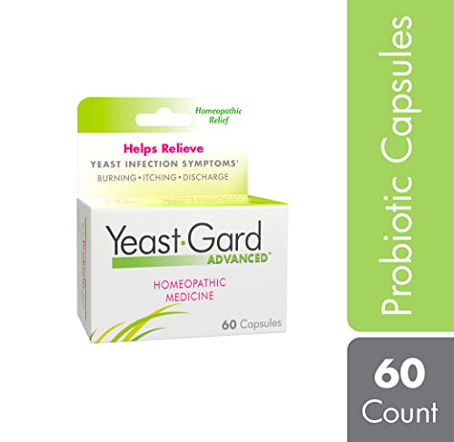 YeastGard Advanced Homeopathic Remedy Capsules – 60 count Bottle