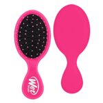 Wet Brush Mini Detangler Hair Brush, Pink – Detangling Travel Hair Brush – Ultra-Soft IntelliFlex Bristles Glide Through Tangles with Ease – Pain-Free – All Hair Types