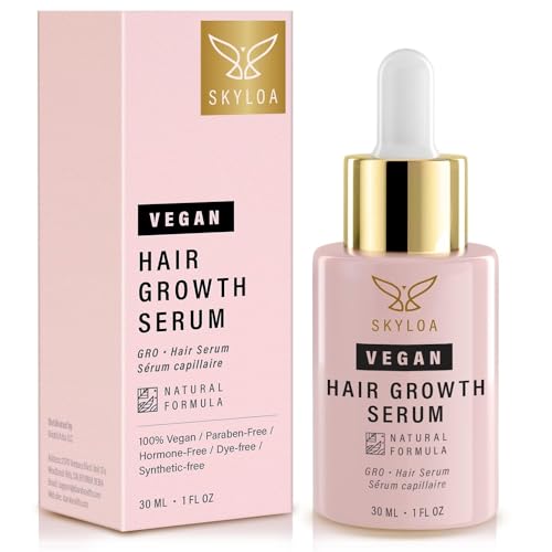 Hair Growth Serum: Veganic Natural Hair Growth Oil – Hair Regrowth Treatment for Women and Men – Vegan Gro Hair Serum to Make Loss Thinning Hair Grows Thickener – 30ml