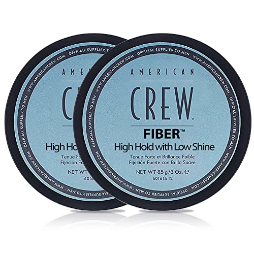 Men’s Hair Fiber by American Crew, Like Hair Gel with High Hold with Low Shine, 3 Oz (Pack of 2)