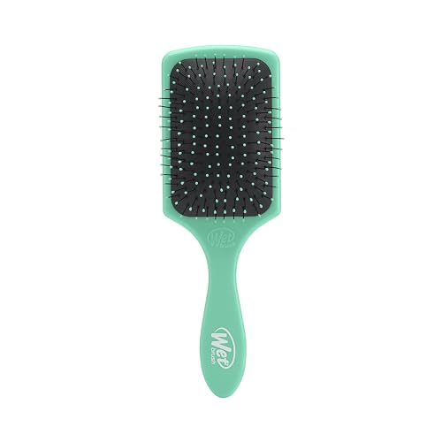 Wet Brush Paddle Detangler Hair Brush, Amazon Exclusive Aqua – Ultra-Soft IntelliFlex Bristles with AquaVent Design – Great For Hair Treatments – Pain-Free Brush For Women, Men, Wet Dry Damaged Hair