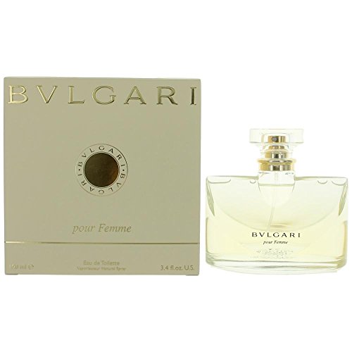 Bvlgari Pour Femme Eau de Toilette Spray for Women, 3.4 Ounce