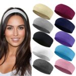 Styla Hair Headbands for Women Stretch Fashion Headbands 10 Pack Non-Slip Head Wraps Great for Spa, Sports, Yoga, Pilates, Running, Gym Headband, Workouts – Variety